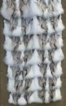 Естествена естествена лисица Кожа Одеяло кожа Мека плоча Матрак Облекло плат Плочи материал