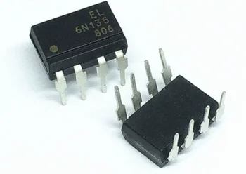45PCS EL6N135 6N135 DIP In-line оптрон