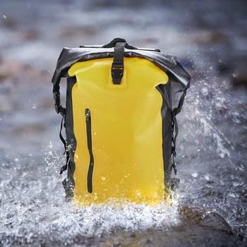 25L Външна водоустойчива суха раница Чувал Трекинг Плаващи чанти за съхранение на лодки Риболов Рафтинг Плуване Каякинг