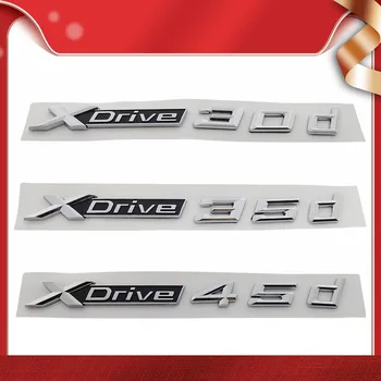 3D Premium XDrive X Drive 30d 35d 45d за X1 X3 X5 X6 E83 E84 F25 F26 Hood Fender багажник Заден капак Decal емблема значка стикер