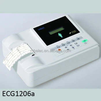 2023 3 канала Портативен електрокардиограф ЕКГ машина ECG1206a