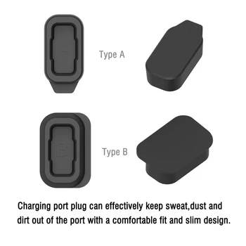 Защитен капак за зареждане на порт за прах Капачка за Coros 42mm / 46mm Smartwatch