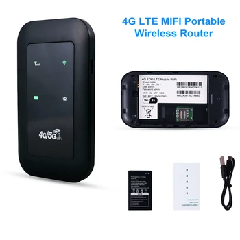 WiFi ретранслатор 4G LTE рутер 150Mbps мобилен ретранслатор сигнален усилвател мрежов разширител 3G / 4G SIM карта слот разширител модем донгъл