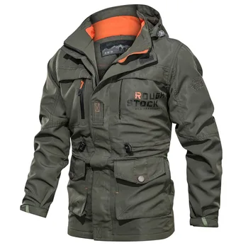Пролет и есен Трансграничен www.movegolf.fi Mid Length Casual Открит ветроупорен палто якета за мъже планинарски костюм спорт