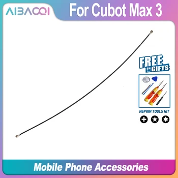 AiBaoQi чисто нов Wifi тел антена линия сигнал Flex кабел за Cubot Max 3 телефон конектор замяна ремонтни части