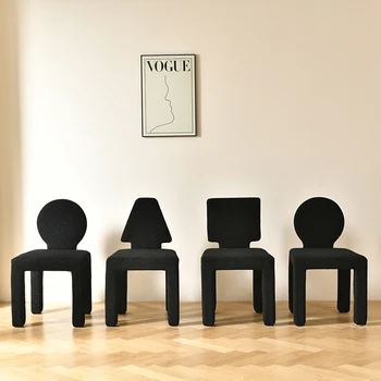Персонализиран скандинавски творчески интернет знаменитост минималистичен стол за хранене с тих бриз за домашна употреба, модерен и минималистичен