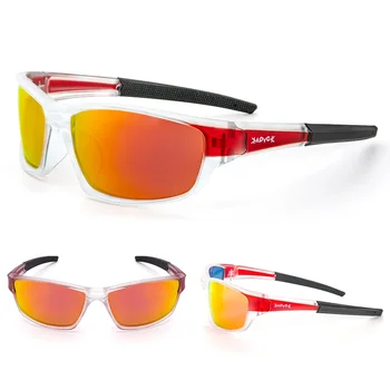KAPVOE Модни поляризирани слънчеви очила за мъже Дамски квадратни слънчеви очила Външна мода UV400 MTB Луксозен велосипед за колоездене