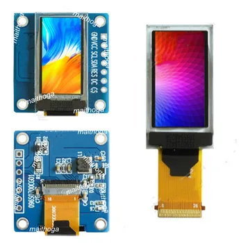 IPS 0.96 инча 7PIN/31PIN SPI пълноцветен PM OLED екран (платка/без платка) SSD1357 Диск IC 64(RGB)*128 Паралелен интерфейс