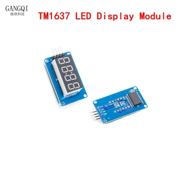1pcs TM1637 4 бита цифров LED дисплей модул за Arduino 7 сегмент 0.36Inch часовник RED анодна тръба четири сериен драйвер борда пакет