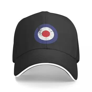 Нов RAF Тип D Roundel - Mod Target лого Бейзболна шапка Конска шапка Икона Луксозна шапка Rave мъжка шапка Дамски