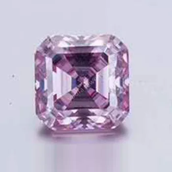 Търговия на едро 4*4~9*9MM Свободни розови моисанити камък GRA сертификат Octangle Asscher Cut Shape Lab Grown Gems For Ring