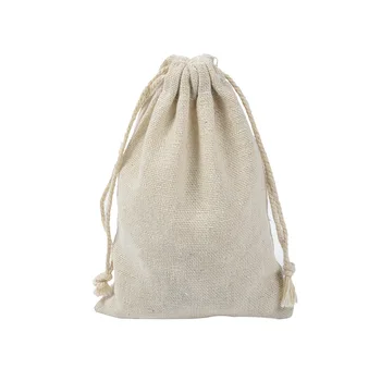 20Pcs/Lot юта шнур чанти бижута опаковки чанти памук бельо подарък торбичка бижута съхранение чанти DIY Sundries чанти 20x30cm