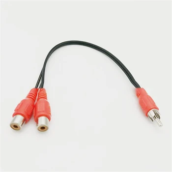 Мъжки щепсел към 3 RCA мъжки адаптер Аудио конвертор Видео AV A / V кабел USB към RCA композитен кабел за HDTV TV / PC телевизионен проводник