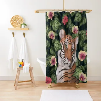 Serene Tiger душ завеса душ завеса за баня комплект