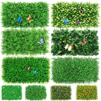 40x60cm трева мат зелени изкуствени растения тревни площи пейзаж килим за дома градина стена декорация фалшива трева сватбено тържество доставка