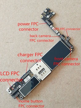 5sets / партида за iPhone 7 7G 4.7 предна задна кармера зарядно устройство LCD / докосване 3D докосване дома бутон GPS батерия пълен FPC connoctor
