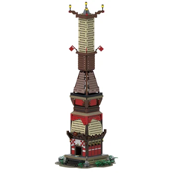 MOC Откъснат от кралството Skyview кула строителни блокове игра Наскоро отключена карта сцена модел тухли играчки рожден ден Коледа подарък