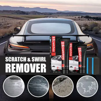 Premium Car Scratch Removal Kit Pro Repair Kit Car Body Scratch Paint Polish Polishing Grinding Compound Wax
