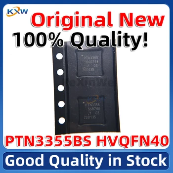 5PCS Нови и оригинални PTN3355BS HVQFN40 Ниска мощност DisplayPort към VGA адаптер с 1:2 VGA интегриран превключвател