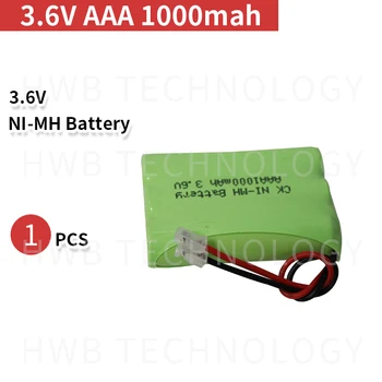 1 бр/лот KX оригинален нов Ni-MH AAA 3.6V 800mAh Ni MH акумулаторна батерия пакет с щепсели за безжичен телефон Безплатна доставка