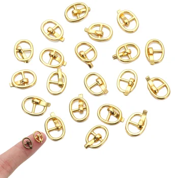 20Pcs 5.5mm Mini Ultra-small Tri-glide Belt Buckle Doll Bags Buckles Diy Crafts Handmade Doll Buttons Shoes Home Аксесоари