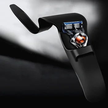 Heigh качество мъжки ръчно серия бръснач дръжка силиконов ръкав черен преносим пътуване силиконова самобръсначка съхранение притежателя гореща продажба 1PC