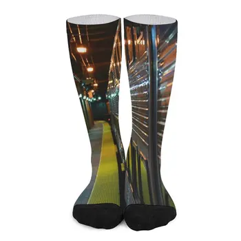 Chicago Metra Чорапи смешни чорапи мъже Дамски чорапи