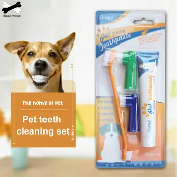 Pet Dog паста за зъби Ванилия/говеждо вкус Pet Dog устна грижа Cat Dog паста за зъби Setooth паста за кучета Помощ за намаляване на зъбната плака chien
