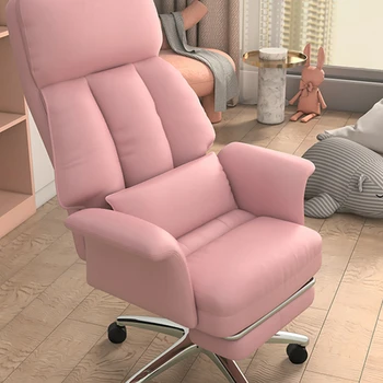 Компютърен стол Начало Удобни дълго седящи E-Sports стол облегалка накланяне офис кожа масаж шеф седалка