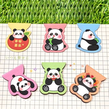 сладък карикатура панда магнит отметка учене канцеларски материали творчески маркер магнитни за книги Kawaii училищни пособия