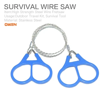Wire Saw Outdoor Emergency Survival Kit EDC Portable Plastic Steel Ring Rolling Travel Camping Mountaineering Hunting Climbing