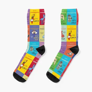 Творбите на Кърт Вонегът Чорапи по поръчка чорапи смешно чорап колоездене чорапи от съществено значение Момче Детски чорапи Дамски