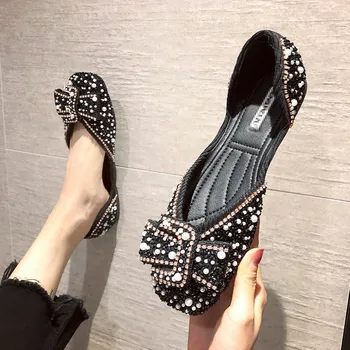 2023 Пролет лято нова мода катарама приплъзване плосък грах обувки удобни дизайнери обувки дамски обувки на оферта безплатна доставка