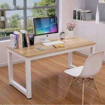 Simple Home Office Desktop Computer Desk учебно бюро бяло бюро лаптоп маса бюро