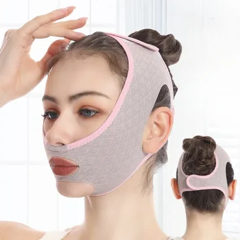 Нов дизайн Брадичка нагоре маска V линия оформяне маски за лице скулптуриране на сън маска лицето отслабване каишка лицето повдигане колан
