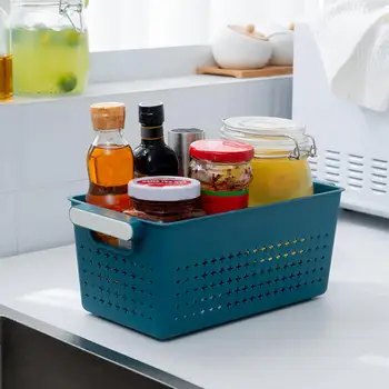 Уникална кошница за закуски Лесна за почистване кошница за съхранение Здрава спалня за многократна употреба Всекидневна Sundries Организиране случай