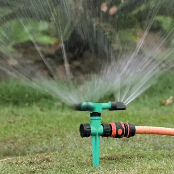 градинска пръскачка 360 градуса въртяща се регулируема автоматична въртяща се система за напояване на тревни площи пръскачка за поливане с дюза