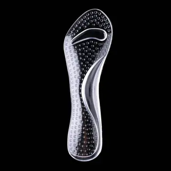 Soft Anti-pain Support Прозрачни силиконови токчета Дебели стелки за подметки Дамска подложка за инструмент за грижа за краката
