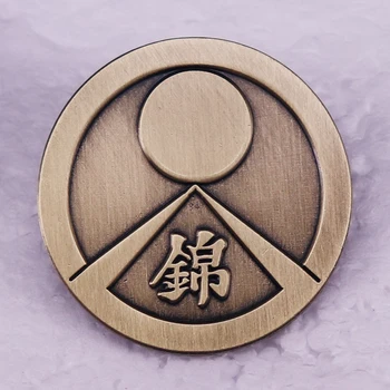 Nishikiyama Family брошка значка японска игра Yakuza емайл щифт бижута