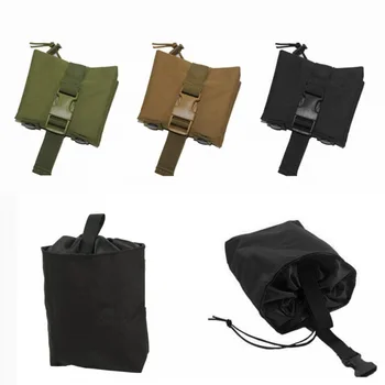 MOLLE Тактически Fanny Pack Инструмент Висяща чанта Външна сгъваема чанта за бързо съхранение Планинска езда Разни Рециклиране чанта