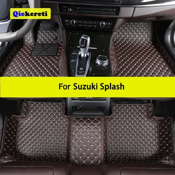 QIEKERETI Персонализирани стелки за кола за Suzuki Splash 2008-2022 Авто килими крак Coche аксесоар