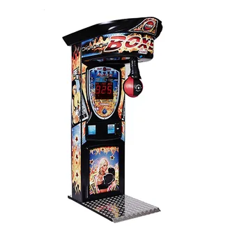 Coin Operated Game Street Amusement Park Electronic Hammer Boxing Machine Arcade Boxing Punch Machine Цена за продажба