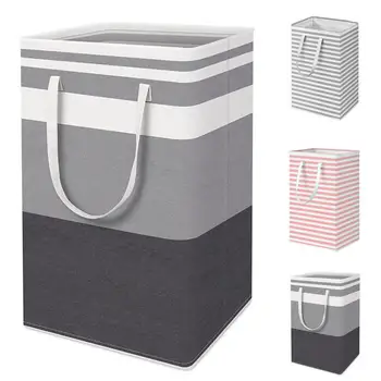 Полезна кошница за съхранение Сгъваема Поддържайте подредена тъкан изкуство Сгъваеми мръсни дрехи затрудняват притурката за баня