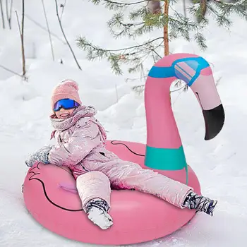 Надуваема снежна тръба 47'' Зимни снежни тръби за зимно забавление Семейни дейности Спортове на открито Шейни за сняг Плуване Забавна играчка