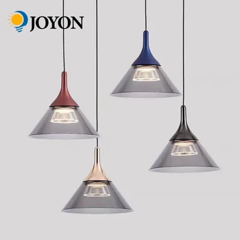 LED таванен полилей за осветление на закрито регулиране на височината кръгла висулка лампа жива декорация висяща 220V