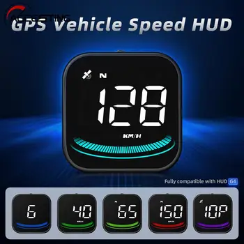 All Car G4 / G4S Head Up дисплей LED автомобилен скоростомер Интелигентно цифрово напомняне за аларма GPS HUD аксесоари за кола Бърза доставка