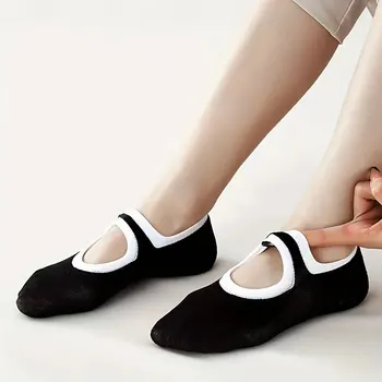 Кухи чорапи до глезена, удобни и дишащи невидими пилатес спортни чорапи, дамски чорапи & трикотаж