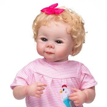 NPK 48СМ Жулиета Преродена Бебе Грил КуклаНовородено Размер Ръчно изработена кукла с 3D тон на кожата Видими вени Колекционерска Artdoll