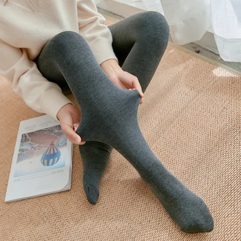 Нов секси чорапогащник панталони термични гамаши зимни жени тънък чорапогащи безшевни натиснете нагоре дебели топли еластични есенни чорапогащи чорапи