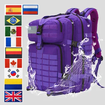 Найлон 900D Туристическа раница Къмпинг Тактически раници Мъже Военни водоустойчиви чанти Открит Спорт Трекинг Ловна чанта 30L / 50L